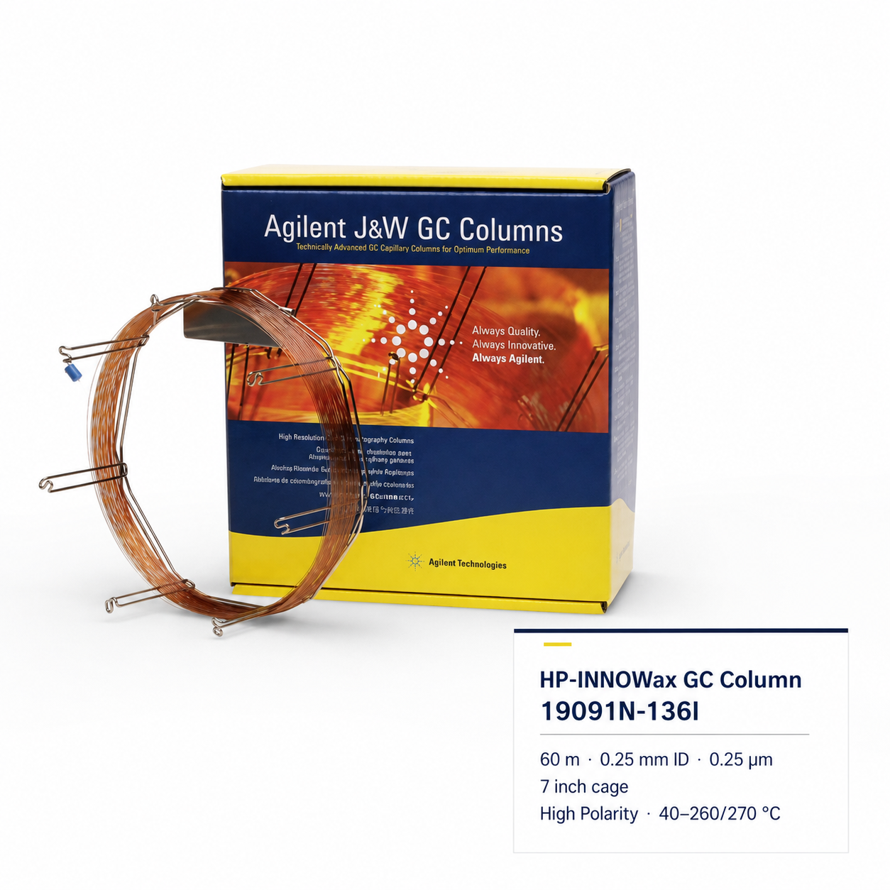 HP-INNOWax 60m, 0.25mm, 0.25um